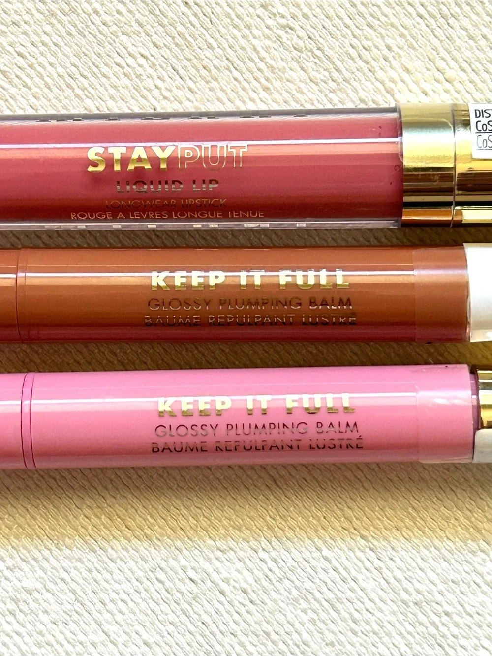 NEW Milani Lip Bundle Stay Put The Moment + Keep It Full Honey & Ballet